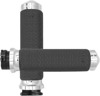 Memory Foam Grips - Chrome - For Harley w/Cable Throttle Memory Foam Grips - Chrome - For Harley w/Cable Throttle