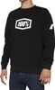 100% Men's Icon Crewneck Sweatshirt, Black, Size M 100% Men's Icon Crewneck Sweatshirt, Black, Size M