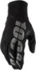 100% Men's Hydromatic Waterproof Gloves - Black, Small