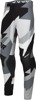 Thor Sportmode Brave Pants Men's 38 Gray Black White - Athletic fit riding pants in size 38, Gray/Black/White