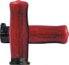 Old School Grips - Coke Bottle Red Sparkle - For 1" Dual Cable H-D Throttles Old School Grips - Coke Bottle Red Sparkle - For 1" Dual Cable H-D Throttles