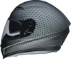 Z1R Jackal Waveform Helmet Gray/Black - Size S - Full-face helmet with drop-down sun visor