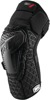 100% Surpass Knee Guards Black XL Adult Unisex - Advanced knee protection for MTB and downhill