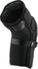 100% Surpass Knee Guards Black XL Adult Unisex - Advanced knee protection for MTB and downhill