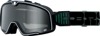 100% Barstow Goggle Adult Smoke Lens Black/White/Green Unisex - Anti-fog triple-layer goggles for adults