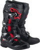 Alpinestars Tech 7 Boots Black/Fluorescent Red US 11 - Off-road riding boots in size US 11