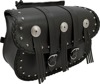 Willie & Max Warrior Saddlebags 14"x10"x4.5" Black Pair