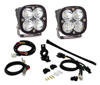 Baja Designs Adventure Bike 1in Squadron Pro LED Auxiliary Light Kit