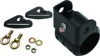 DragonFire Racing Harness Anchor Kit 1.75 in. Black - Harness anchor kit for 1.75 inch roll cages