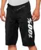 100% Men's R-Core Shorts Black Size 28
