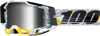 100% Racecraft 2 Goggle Silver Mirror Lens Korb Adult Unisex - Premium off-road goggles with silver mirror lens
