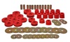Red Body Mount Set Fits 67-95 K5 Blazer / 67-70 Denali XL/Suburban/Yukon XL 4WD