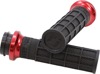 ODI Hart-Luck V-Twin Lock-On Grips Black/Red 1in Throttle-by-Wire For Harley