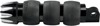 Avon Air Cushion Excalibur Footpegs Black