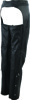 Kuryakyn Plains Leather Chaps Black Womens XL - Womens leather riding chaps, XL, Black