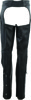 Kuryakyn Plains Leather Chaps Black Womens XL - Womens leather riding chaps, XL, Black