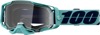 100% Armega Goggles Esterel Teal Clear Lens Adult Unisex - Premium clear lens goggles for offroad and motocross