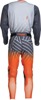 Moose Sahara Jersey Gray Orange White Men's Medium Offroad - Lightweight ventilated off-road jersey, Men's M