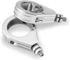 Bikers Choice Chrome Grooved 41MM Clamp with 5/16-18 Stud Universal - Perfect for signals, cables, & lowers