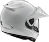 Arai XD-5 Solid Helmet Gloss White XL - Dual sport helmet, gloss white, XL