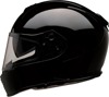 Warrant Solid Full Face Street Helmet Gloss Black X-Large