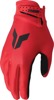 THOR LAUNCHMODE Gloves Men's XS Black/Red - Short cuff gloves for off-road & street riding