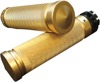 Accutronix Brass Knurled Custom Grips Polished 1 Inch For Harley-Davidson - Brass knurled grips, polished, for Harley-Davidson