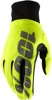 100% Men's Hydromatic Waterproof Glove Flo Yellow Size M