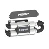 MBRP Dual Slip-On Exhaust Polished Stainless Steel Fits 20-21 RZR Pro XP