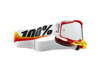 100% Racecraft 2 Goggles Mirror Silver Flash Adult Arsham Red - Mirrored lens offroad goggles, adult size, Arsham Red