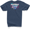 Alpinestars Racing Tri Tee Navy Large - Short sleeve cotton tee, Navy, Size Large