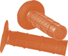 Radial Full Waffle Motorcycle Grips Orange 7/8"