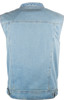 Iron Sights Club Vest Blue Small by Highway 21 - Iron Sights Club Collar Denim Vest