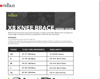 X8 Knee Braces - X8 Knee Brace Wht/Yel Xs