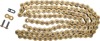 RK 428 MXZ4 Gold Chain 120 Link Motocross Off-Road - 120-link gold 428 chain for motocross/off-road