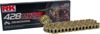 RK 428 MXZ4 Gold Chain 120 Link Motocross Off-Road - 120-link gold 428 chain for motocross/off-road