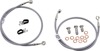 Stainless Steel Front Brake Line Kit - 2 Lines - For 10-15 Z1000 & Ninja 1000