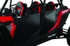 DragonFire Racing UTV Doors Polaris RZR XP 4 1000 16-22 4 Door Kit Black - 4-door kit for Polaris RZR XP 4 1000 2016-2022