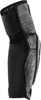 100% Fortis Elbow Guards S/M Heather Gray Black White Unisex - Hybrid elbow protection with CE Level 1 certification