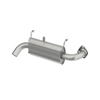 MBRP Sport Series Slip-On Muffler Silver Fits 18-21 Polaris RZR XP 1000/RS1