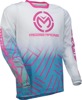 Moose Sahara Jersey Mens Small White Blue Pink Off-Road - Lightweight mesh jersey for off-road riding