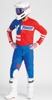 Thor Launchmode Patriot Pants Blue Red White Mens Size 34 - Off-road riding pants in Blue/Red/White, size 34