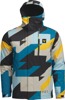 Thor Brave Tour Jacket Blue/Black/Gray/Yellow Men's Large - All-weather insulated jacket for men, size L