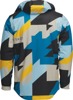 Thor Brave Tour Jacket Blue/Black/Gray/Yellow Men's Large - All-weather insulated jacket for men, size L