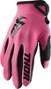 Thor Women's Sector Gloves Black/Pink Large - Lightweight MX gloves for women