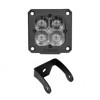 XKGLOW 20W Flush Mount LED Cube Spot Beam Light Kit w/ RGB 2pc