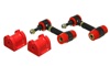 Red 14mm Rear Sway Bar Bushing Kit Fits 2013 Scion FR-S / Subaru BRZ