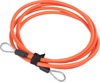 Giant Loop QuickLoop Security Cable 84 Inch Orange - 84 in. high-visibility orange security cable