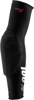 100% Teratec Elbow Guards Black Large Unisex - Moderate padded slip-on elbow guards Black size L
