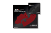 D'Cor Frame Grip Guard Decal Red Fits 14-19 Honda CRF